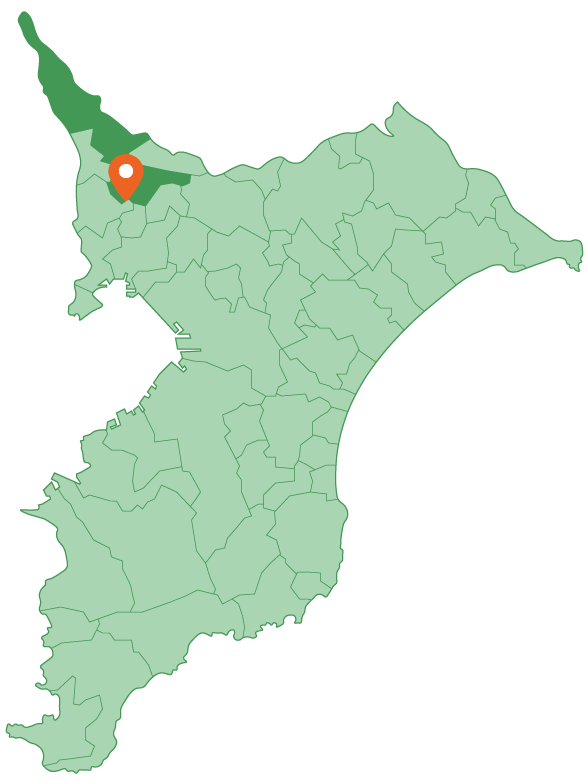 千葉県の地図